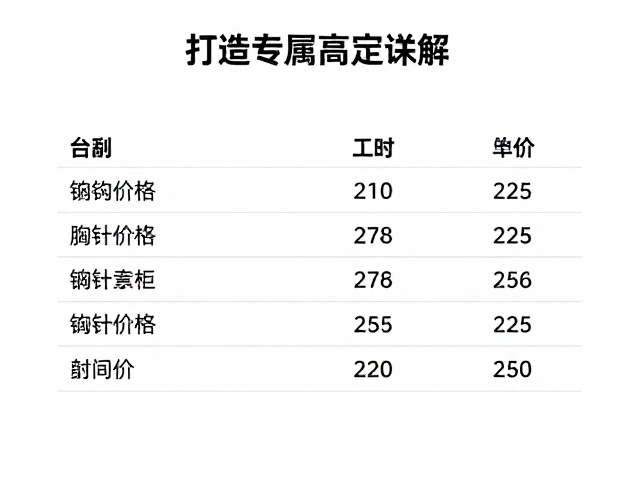 铂金胸针胸花定制,按工时计价详解,打造专属高定珠宝