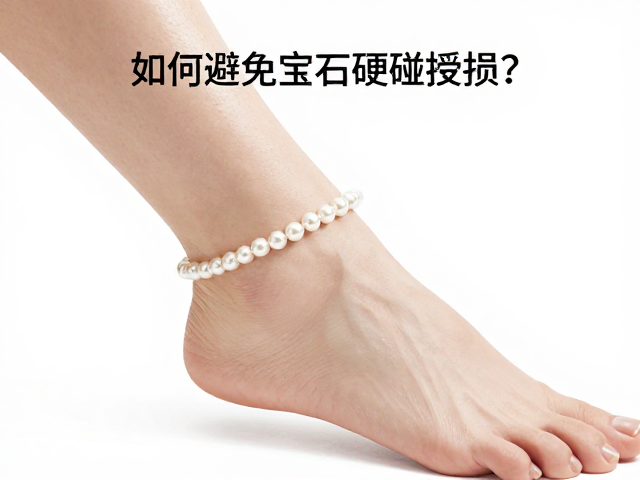 珍珠脚链佩戴指南,如何避免宝石硬碰受损?
