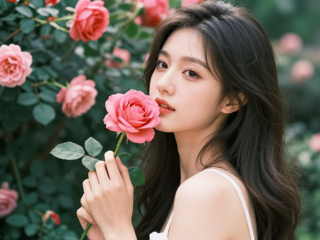 玫瑰与年轻女性审美,如何用生命力表达绽放自我