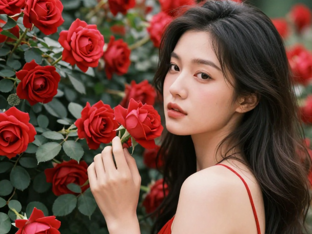玫瑰与年轻女性审美,如何用生命力表达绽放自我