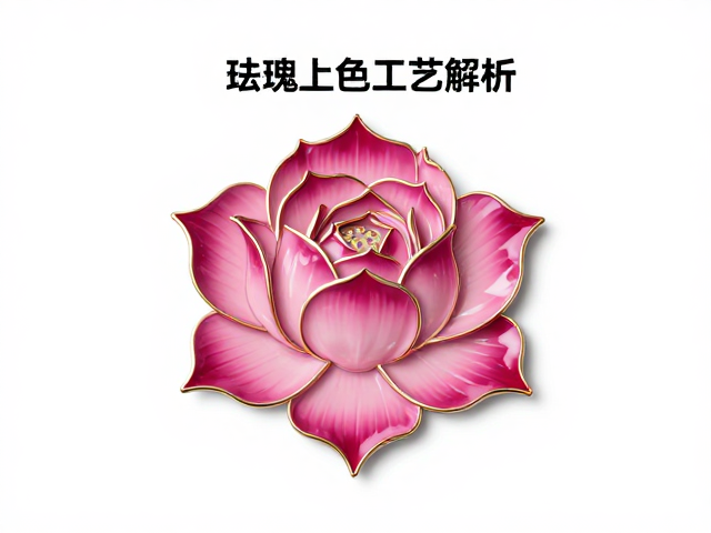 玫瑰珐琅上色工艺解析,莲花纹饰的视觉美学与SEO优化指南