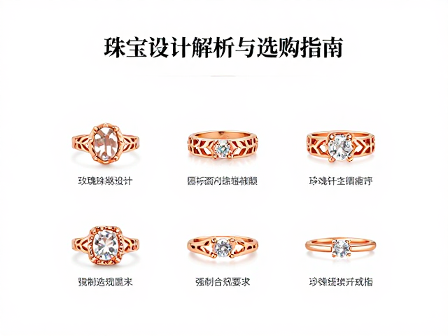 玫瑰金镂空雕刻主石戒指,高颜值珠宝设计解析与选购指南