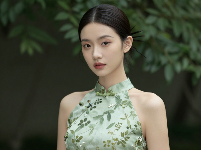 新中式婚礼礼服灵感,树叶意象设计,打造森系高级感婚嫁造型