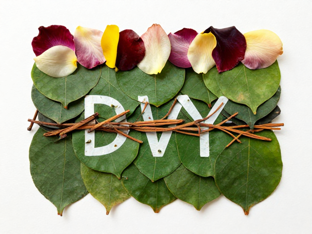 树叶花瓣松针叠片教程,创意手工DIY与自然美学灵感分享