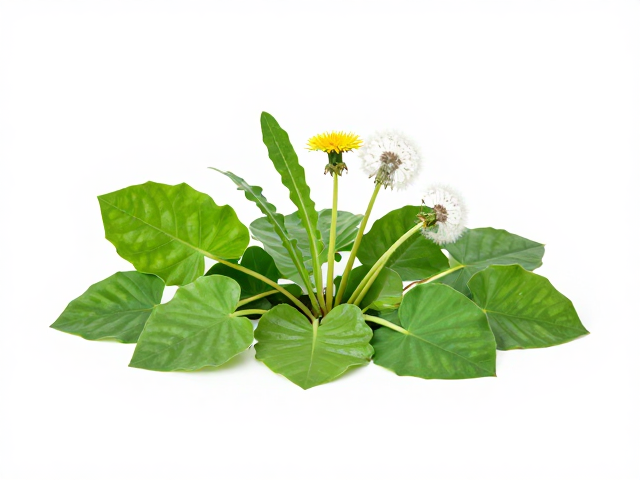 树叶、水生植物与蒲公英的生态共生,自然界的绿色秘密