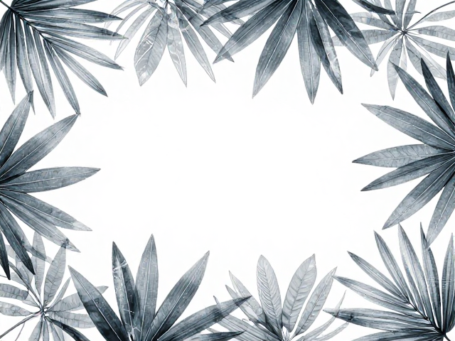 冷调植物感设计，从树叶抽象提炼，打造高级感视觉美学