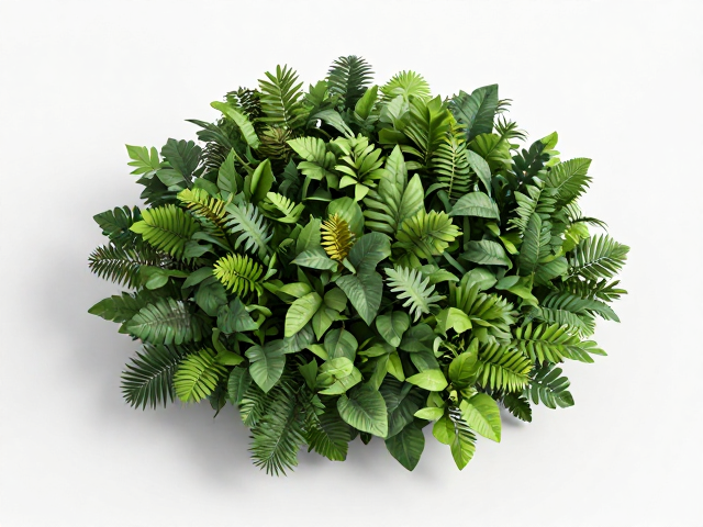树叶3D建模教程，簇状聚合技术详解，打造逼真自然植被效果