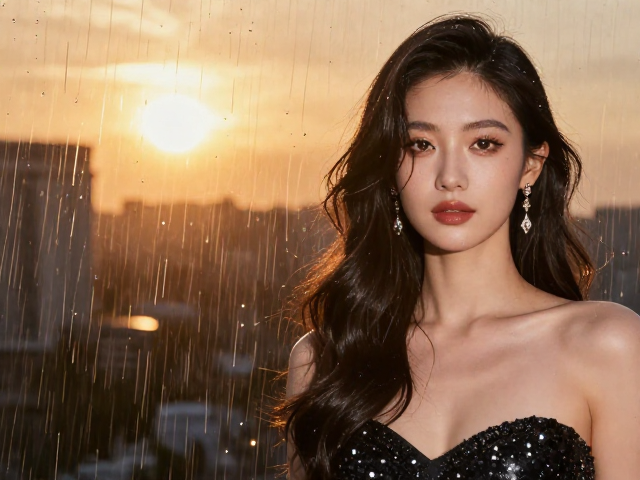 晚宴造型灵感,太阳与雨滴交织的绝美氛围感穿搭指南