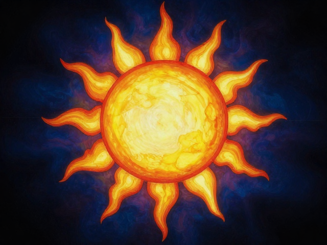 太阳与珐琅的艺术交融,天体自然现象下的色彩奇迹