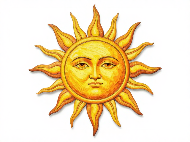 太阳珐琅画,轴对称构图解析与高流量SEO优化指南