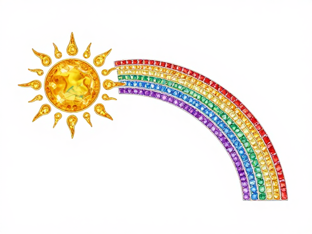 太阳与彩虹的浪漫邂逅,揭秘珠宝镶嵌工艺的极致美学