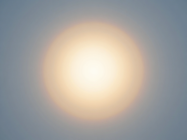 太阳与负空间留白，虹彩光影下的视觉留白艺术解析
