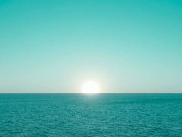 海天青绿配太阳!负空间留白设计,打造高点击SEO爆款标题