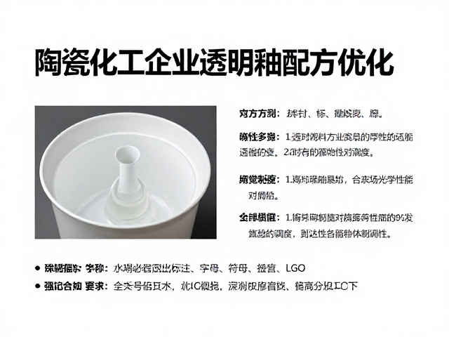 陶瓷化工企业透明釉配方优化,提升石英原料分散性与成品透明度指南