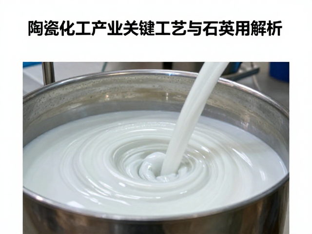 陶瓷化工企业形成釉面玻璃相的关键工艺与石英应用解析
