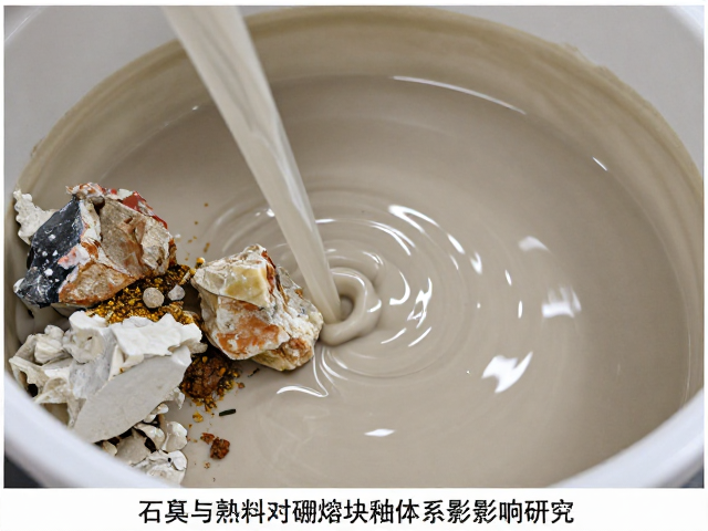 石英与熟料陈腐对硼熔块釉体系的影响研究