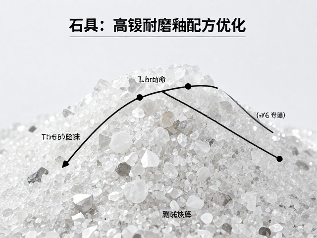 石英，高铝耐磨釉配方优化，烧成曲线测试与工艺解析