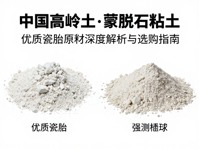 中国高岭土与蒙脱石粘土,优质瓷胎原料深度解析与选购指南