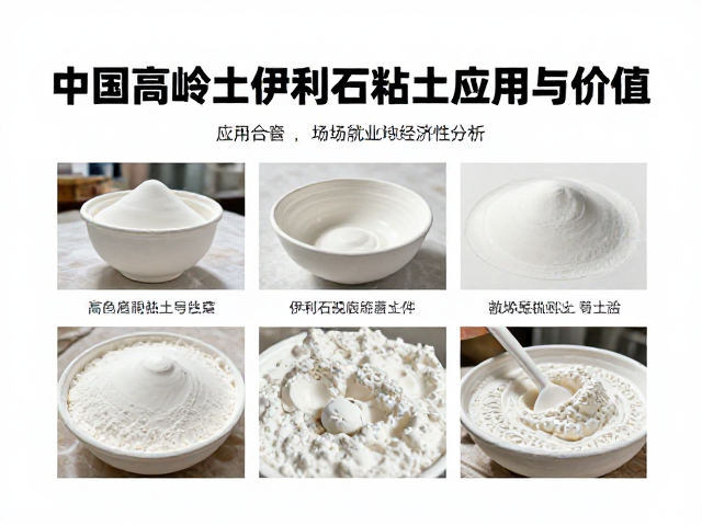 中国高岭土与伊利石粘土在日用瓷生产中的应用与价值
