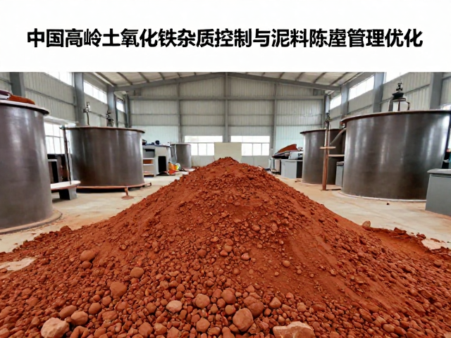中国高岭土氧化铁杂质控制与泥料陈腐管理优化