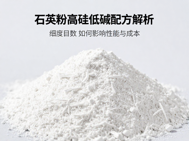 石英粉高硅低碱配方解析，细度目数如何影响性能与成本