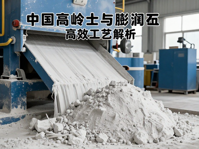 中国高岭土与膨润土破碎研磨技术，高效工艺解析