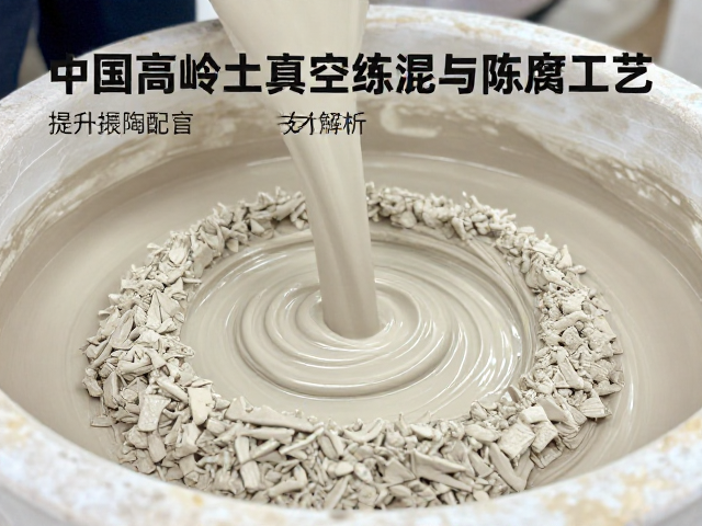 中国高岭土真空练泥与陈腐工艺，提升陶瓷品质的关键技术解析