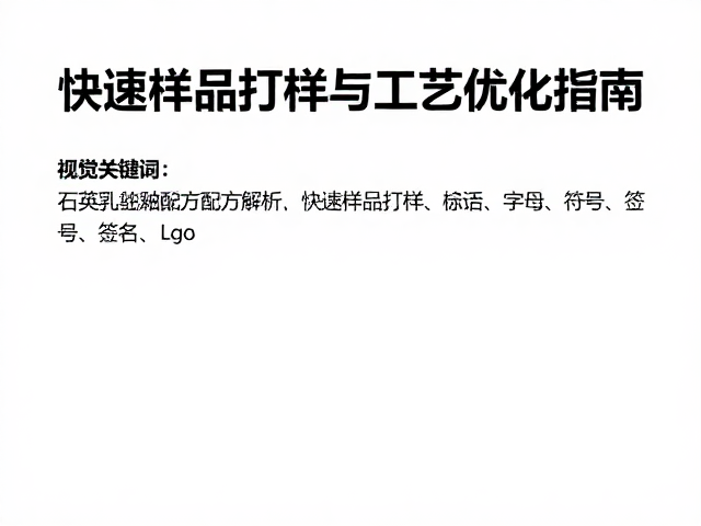 石英乳浊釉配方解析，快速样品打样与工艺优化指南