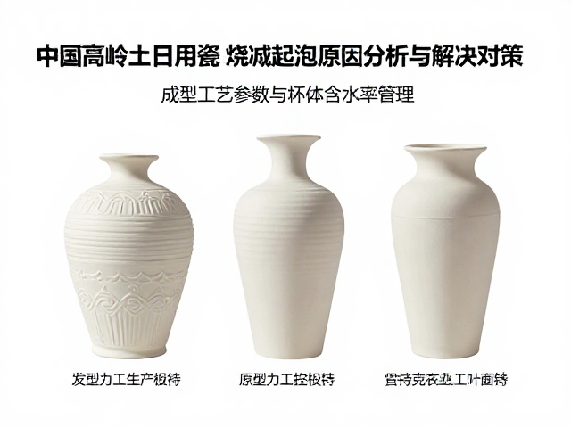 中国高岭土日用瓷生产烧成起泡原因分析与解决对策