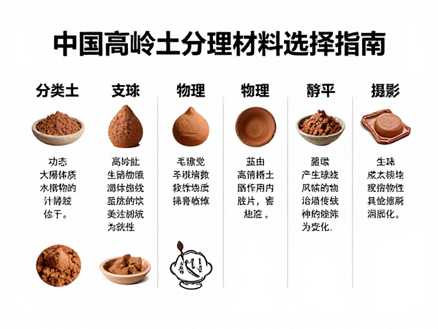 中国高岭土作为陶胎与陶艺教学材料的选择指南