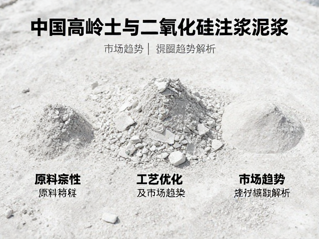 中国高岭土与二氧化硅注浆泥浆,原料特性、工艺优化及市场趋势解析