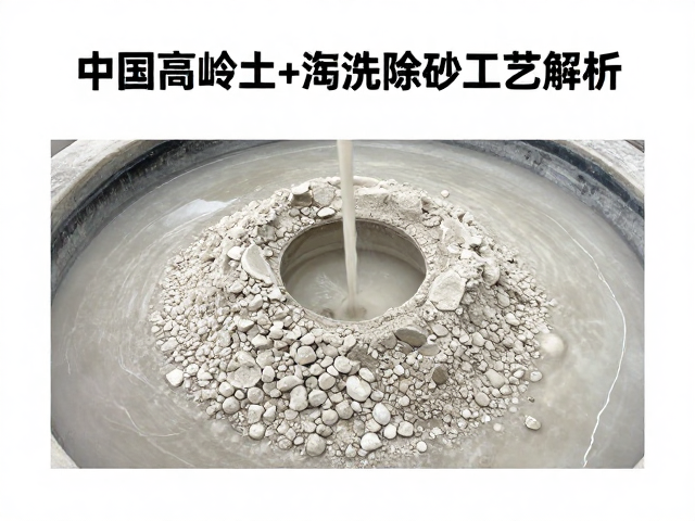 中国高岭土与蒙脱石粘土淘洗除砂工艺解析