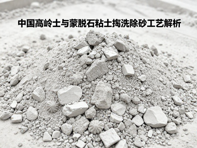中国高岭土与蒙脱石粘土淘洗除砂工艺解析