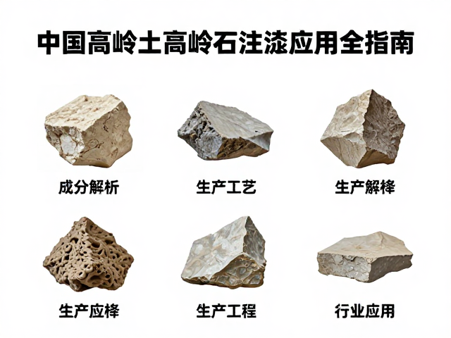 中国高岭土高岭石注浆泥浆，成分解析、生产工艺与行业应用全指南
