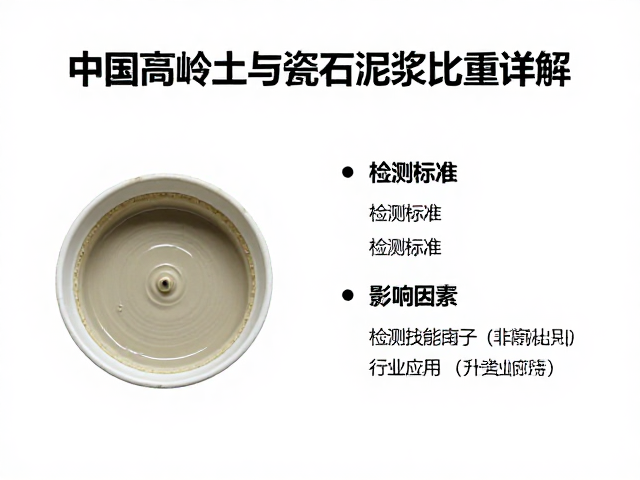 中国高岭土与瓷石泥浆比重详解，检测标准、影响因素及行业应用