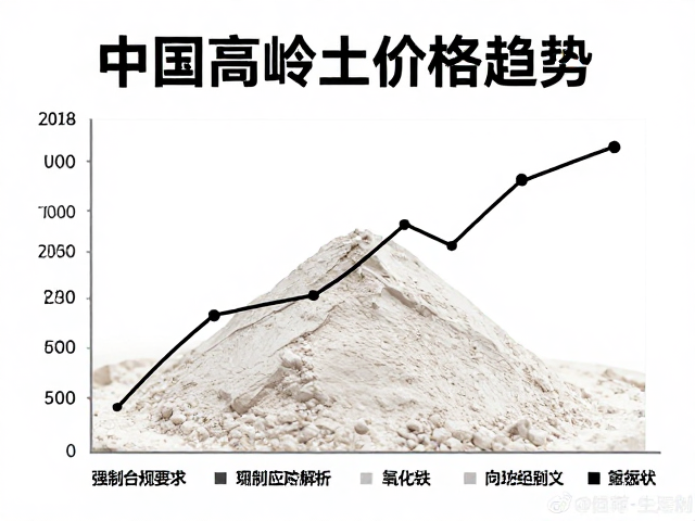 中国高岭土价格趋势，袋装高岭土粉与氧化铁应用解析