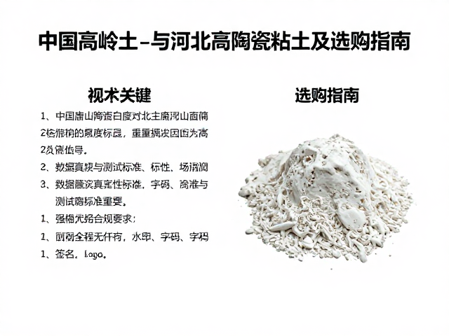 中国高岭土与河北唐山陶瓷粘土白度对比分析及选购指南