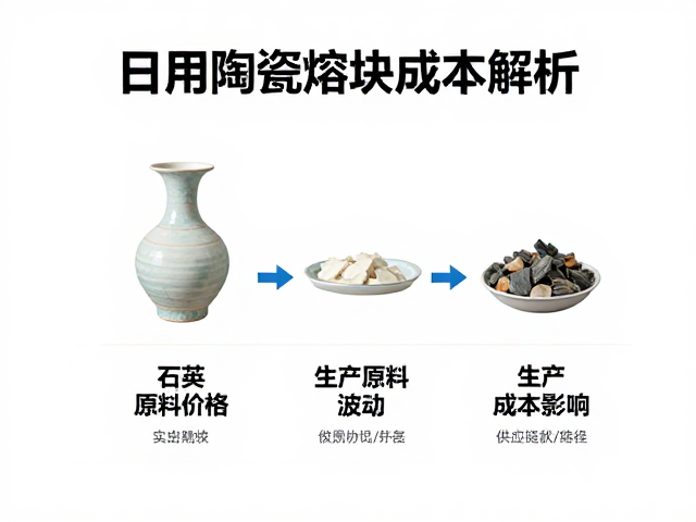 日用陶瓷熔块成本解析,石英原料价格波动对生产成本的影响