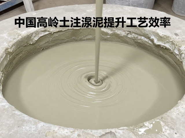 中国高岭土注浆泥浆,含水成型性好,提升工艺效率