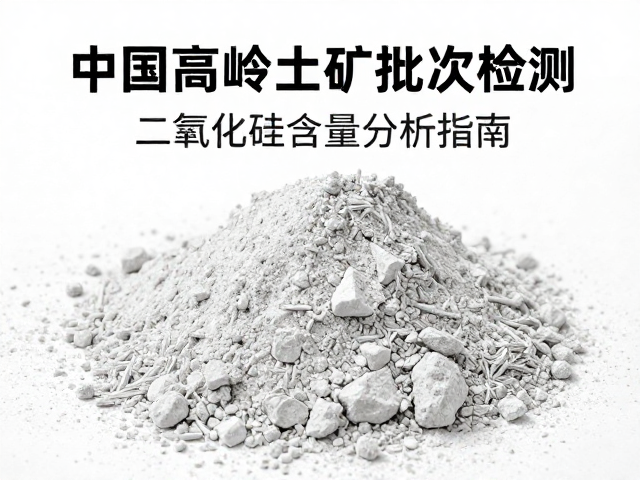 中国高岭土原矿批次检测,二氧化硅含量分析指南