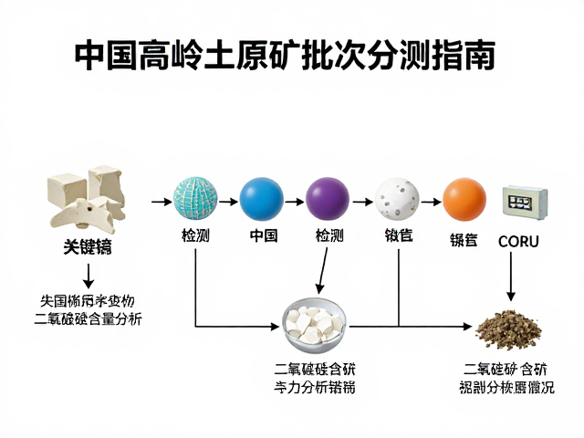 中国高岭土原矿批次检测,二氧化硅含量分析指南