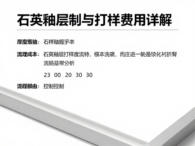 石英釉层厚度控制与打样费用详解