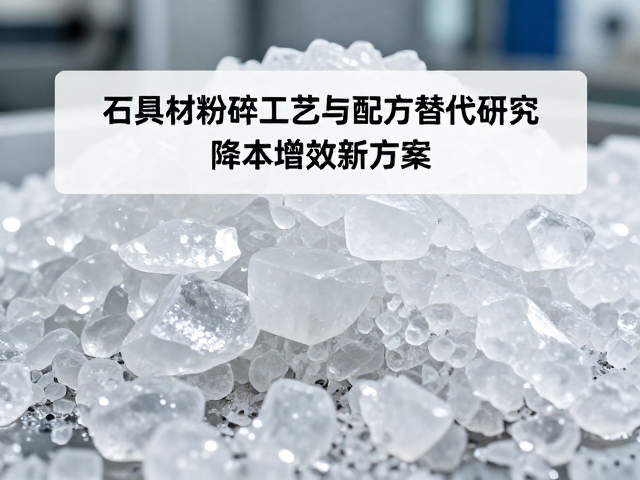 石英原料粉碎工艺与配方替代研究，降本增效新方案