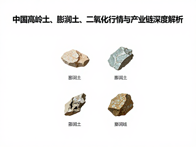 中国高岭土、膨润土、二氧化硅市场行情与产业链深度解析