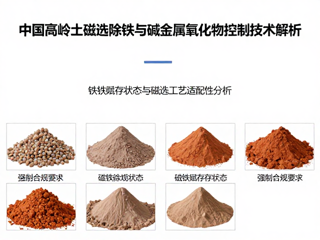 中国高岭土磁选除铁与碱金属氧化物控制技术解析