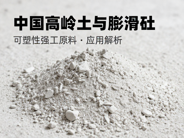 中国高岭土与膨润土，可塑性强的工业原料应用解析