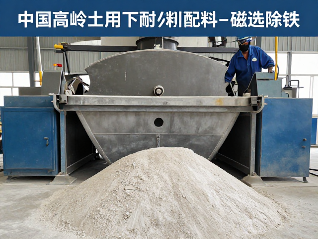 中国高岭土用于耐火材料配料,磁选除铁工艺详解
