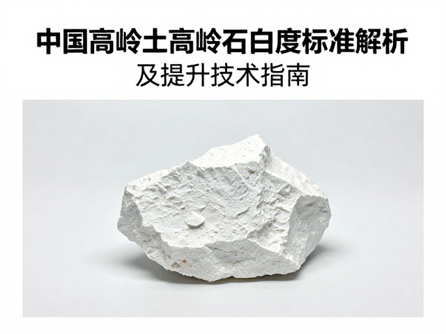 中国高岭土高岭石白度标准解析及提升技术指南