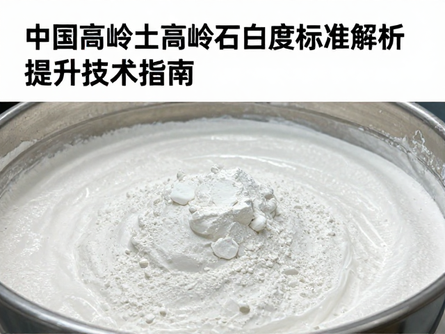 中国高岭土高岭石白度标准解析及提升技术指南