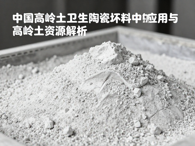 中国高岭土在卫生陶瓷坯料中的应用与高岭土资源解析